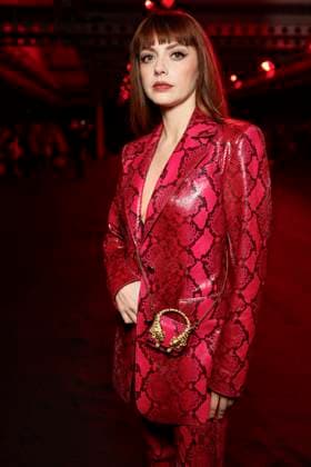 MFW - Roberto Cavalli Front Row MILAN, ITALY - FEBRUARY 27: Annalisa attends Roberto Cavalli’s fashion show during the Milan Fashion Week - Womenswear Fall Winter 2025 2026 on February 27, 2025 in Milan, Italy. Photo by Marco Piovanotto ABACAPRESS.COM Milan Italy  Copyright: xPiovanottoxMarco ABACAx