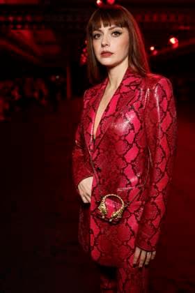 MFW - Roberto Cavalli Front Row MILAN, ITALY - FEBRUARY 27: Annalisa attends Roberto Cavalli’s fashion show during the Milan Fashion Week - Womenswear Fall Winter 2025 2026 on February 27, 2025 in Milan, Italy. Photo by Marco Piovanotto ABACAPRESS.COM Milan Italy  Copyright: xPiovanottoxMarco ABACAx