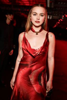 MFW - Roberto Cavalli Front Row MILAN, ITALY - FEBRUARY 27: Emma Brooks attends Roberto Cavalli’s fashion show during the Milan Fashion Week - Womenswear Fall Winter 2025 2026 on February 27, 2025 in Milan, Italy. Photo by Marco Piovanotto ABACAPRESS.COM Milan Italy  Copyright: xPiovanottoxMarco ABACAx