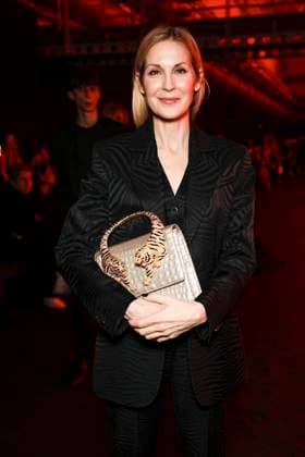 MFW - Roberto Cavalli Front Row MILAN, ITALY - FEBRUARY 27: Kelly Rutherford attends Roberto Cavalli’s fashion show during the Milan Fashion Week - Womenswear Fall Winter 2025 2026 on February 27, 2025 in Milan, Italy. Photo by Marco Piovanotto ABACAPRESS.COM Milan Italy  Copyright: xPiovanottoxMarco ABACAx