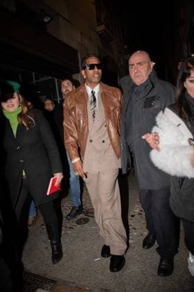 ASAP Rocky At Ray Ban Party - Milan AASAP Rocky seen arriving at Rayban for ASAP Rocky dinner during the Milan Fashion Week Womenswear Fall Winter 2025 2026 on February 27, 2025 in Milan, Italy. Photo by Florian Poitout ABACAPRESS.COM Milan Italy  Copyright: xPoitoutxFlorian ABACAx