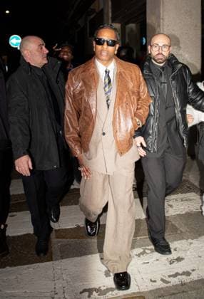 ASAP Rocky At Ray Ban Party - Milan AASAP Rocky seen arriving at Rayban for ASAP Rocky dinner during the Milan Fashion Week Womenswear Fall Winter 2025 2026 on February 27, 2025 in Milan, Italy. Photo by Florian Poitout ABACAPRESS.COM Milan Italy  Copyright: xPoitoutxFlorian ABACAx