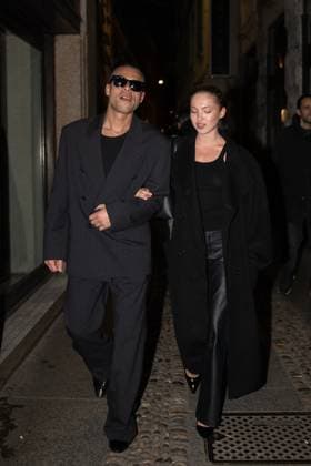 Lila Grace Moss At Ray Ban Party - Milan Lila Grace Moss seen arriving at Rayban for ASAP Rocky dinner during the Milan Fashion Week Womenswear Fall Winter 2025 2026 on February 27, 2025 in Milan, Italy. Photo by Florian Poitout ABACAPRESS.COM Milan Italy  Copyright: xPoitoutxFlorian ABACAx