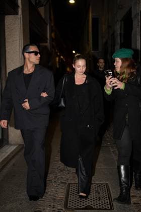 Lila Grace Moss At Ray Ban Party - Milan Lila Grace Moss seen arriving at Rayban for ASAP Rocky dinner during the Milan Fashion Week Womenswear Fall Winter 2025 2026 on February 27, 2025 in Milan, Italy. Photo by Florian Poitout ABACAPRESS.COM Milan Italy  Copyright: xPoitoutxFlorian ABACAx