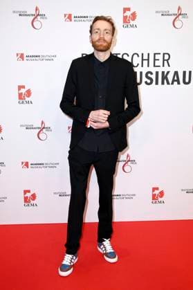 Pascal Reinhardt at the 16 German Music Writers Prize of GEMA 2025 at The Ritz Carlton Hotel Berlin, 27 02 2025 Foto:xN.xKubelkax xFuturexImagex musikautorenpreis_5207