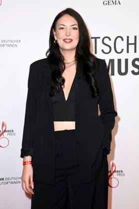 Julia Bergen at the 16 German Music Writers Prize of GEMA 2025 at The Ritz Carlton Hotel Berlin, 27 02 2025 Foto:xN.xKubelkax xFuturexImagex musikautorenpreis_5215
