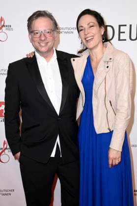 Martin Lingnau with his wife Annic at the 16 German Music Authors Award of GEMA 2025 at The Ritz Carlton Hotel Berlin, 27 02 2025 Foto:xN.xKubelkax xFuturexImagex musikautorenpreis_5222