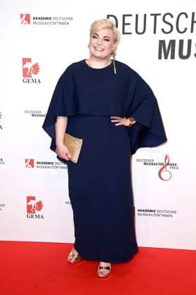 Ela Steinmetz at the 16 German Music Authors Prize of GEMA 2025 at The Ritz Carlton Hotel Berlin, 27 02 2025 Foto:xN.xKubelkax xFuturexImagex musikautorenpreis_5228