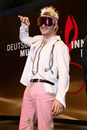 Ski Aggu at the 16 German Music Author Award of GEMA 2025 at the Hotel The Ritz Carlton Berlin, 27 02 2025 Foto:xN.xKubelkax xFuturexImagex musikautorenpreis_5327