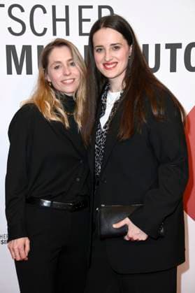Susan Scharnowski and Sara Glojnaric at the 16 German Music Writers Prize of GEMA 2025 at The Ritz Carlton Hotel Berlin, 27 02 2025 Foto:xN.xKubelkax xFuturexImagex musikautorenpreis_5266