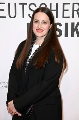 Sara Glojnaric at the 16 German Music Writers Prize of GEMA 2025 at The Ritz Carlton Hotel Berlin, 27 02 2025 Foto:xN.xKubelkax xFuturexImagex musikautorenpreis_5268