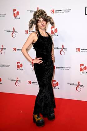 Haiyti at the 16 German Music Authors Award of GEMA 2025 at The Ritz Carlton Hotel Berlin, 27 02 2025 Foto:xN.xKubelkax xFuturexImagex musikautorenpreis_5301