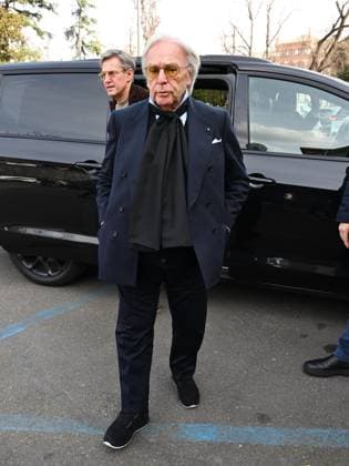 Milan, Milan Women s Fashion Week: Fall Winter 2025 - Tod s Fashion Show - Arrivals. In the photo Diego Della Valle  Copyright: xManuelexMangiarottix xipa-agency.netx xManuelexMangiarottix IPA_Agency_IPA54689718