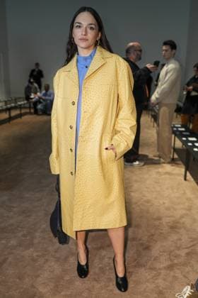 Milan, Italy: Milan, Milan Women s Fashion Week: Fall Winter 2025 26 - Tod s fashion show - front row - In the photo: Emanuela Postacchini Milan Italy  - ZUMAp169 20250228_zea_p169_644 Copyright: xRiccardoxGIordanox