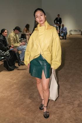Milan, Italy: Milan, Milan Women s Fashion Week: Fall Winter 2025 26 - Tod s fashion show - front row - In the photo: Guest Milan Italy  - ZUMAp169 20250228_zea_p169_654 Copyright: xRiccardoxGIordanox