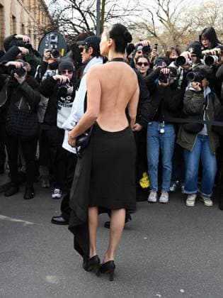Milan, Milan Women s Fashion Week: Fall Winter 2025 - Tod s Fashion Show - Arrivals Milan, Milan Women s Fashion Week: Fall Winter 2025 - Tod s Fashion Show - Arrivals. Pictured: Shanina Shaik Milan  Copyright: xIPA ABACAx