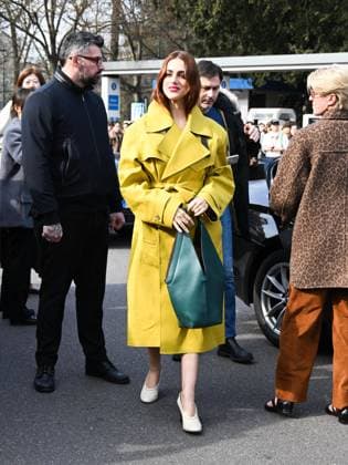 Milan, Milan Women s Fashion Week: Fall Winter 2025 - Tod s Fashion Show - Arrivals Milan, Milan Women s Fashion Week: Fall Winter 2025 - Tod s Fashion Show - Arrivals. Pictured: Miriam Leone Milan  Copyright: xIPA ABACAx
