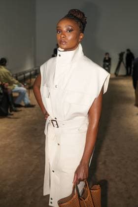 Milan, Italy: Milan, Milan Women s Fashion Week: Fall Winter 2025 26 - Tod s fashion show - front row - In the photo: KiKi Layne Milan Italy  - ZUMAp169 20250228_zea_p169_640 Copyright: xRiccardoxGIordanox