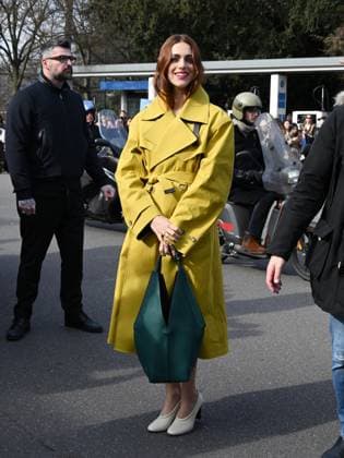 Milan: Milan, Milan Women s Fashion Week: Fall Winter 2025 - Tod s Fashion Show - Arrivals. Pictured: Miriam Leone Milan  - ZUMAp169 20250228_zea_p169_738 Copyright: xManuelexMangiarottix