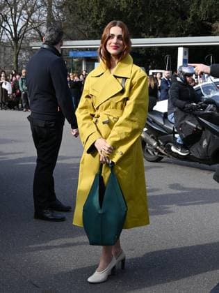 Milan: Milan, Milan Women s Fashion Week: Fall Winter 2025 - Tod s Fashion Show - Arrivals. Pictured: Miriam Leone Milan  - ZUMAp169 20250228_zea_p169_740 Copyright: xManuelexMangiarottix