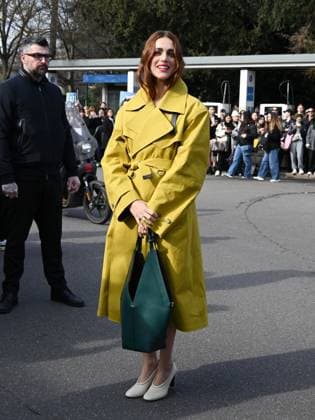Milan: Milan, Milan Women s Fashion Week: Fall Winter 2025 - Tod s Fashion Show - Arrivals. Pictured: Miriam Leone Milan  - ZUMAp169 20250228_zea_p169_737 Copyright: xManuelexMangiarottix
