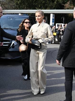 Milan: Milan, Milan Women s Fashion Week: Fall Winter 2025 - Tod s Fashion Show - Arrivals. Pictured: Caro Daur Milan  - ZUMAp169 20250228_zea_p169_744 Copyright: xManuelexMangiarottix