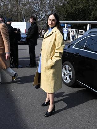 Milan: Milan, Milan Women s Fashion Week: Fall Winter 2025 - Tod s Fashion Show - Arrivals. In the photo Emanuela Postacchini Milan  - ZUMAp169 20250228_zea_p169_701 Copyright: xManuelexMangiarottix