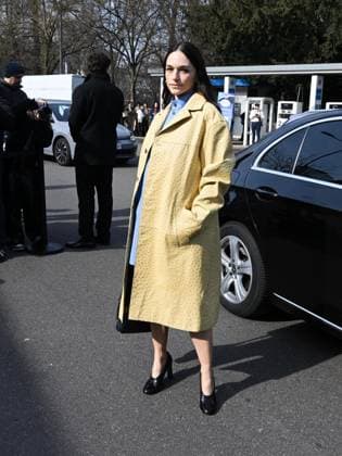 Milan: Milan, Milan Women s Fashion Week: Fall Winter 2025 - Tod s Fashion Show - Arrivals. In the photo Emanuela Postacchini Milan  - ZUMAp169 20250228_zea_p169_702 Copyright: xManuelexMangiarottix