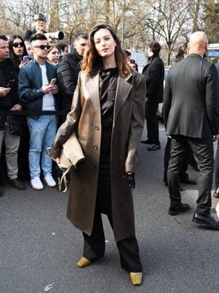 Milan, Milan Women s Fashion Week: Fall Winter 2025 - Tod s Fashion Show - Arrivals Milan, Milan Women s Fashion Week: Fall Winter 2025 - Tod s Fashion Show - Arrivals. Pictured Guest Milan  Copyright: xIPA ABACAx