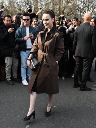 Milan: Milan, Milan Women s Fashion Week: Fall Winter 2025 - Tod s Fashion Show - Arrivals. Pictured: Rachel Brosnahan Milan  - ZUMAp169 20250228_zea_p169_789 Copyright: xManuelexMangiarottix