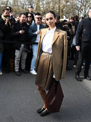 Milan: Milan, Milan Women s Fashion Week: Fall Winter 2025 - Tod s Fashion Show - Arrivals. Pictured: Blanca Arimany Milan  - ZUMAp169 20250228_zea_p169_773 Copyright: xManuelexMangiarottix