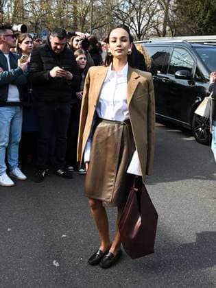 Milan: Milan, Milan Women s Fashion Week: Fall Winter 2025 - Tod s Fashion Show - Arrivals. Pictured: Blanca Arimany Milan  - ZUMAp169 20250228_zea_p169_777 Copyright: xManuelexMangiarottix