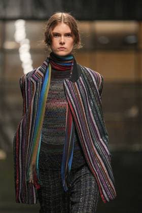 Milan, Milan Women s Fashion Week: Fall Winter 2025 26 - Women s Fashion, Fall Winter 2025 26 - Missoni fashion show - catwalk in the photo: Model  Copyright: xRiccardoxGIordanox xipa-agency.netx xRiccardoxGIordanox IPA_Agency_IPA54702974