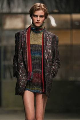 Milan, Milan Women s Fashion Week: Fall Winter 2025 26 - Women s Fashion, Fall Winter 2025 26 - Missoni fashion show - catwalk in the photo: Model  Copyright: xRiccardoxGIordanox xipa-agency.netx xRiccardoxGIordanox IPA_Agency_IPA54702985
