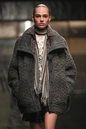 Milan, Milan Women s Fashion Week: Fall Winter 2025 26 - Women s Fashion, Fall Winter 2025 26 - Missoni fashion show - catwalk in the photo: Model  Copyright: xRiccardoxGIordanox xipa-agency.netx xRiccardoxGIordanox IPA_Agency_IPA54707954