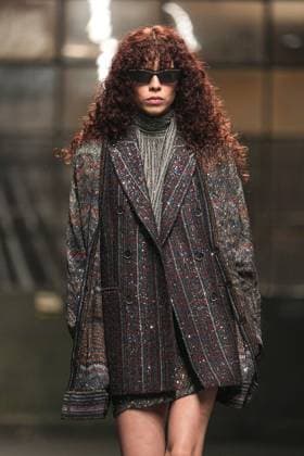 Milan, Milan Women s Fashion Week: Fall Winter 2025 26 - Women s Fashion, Fall Winter 2025 26 - Missoni fashion show - catwalk in the photo: Model  Copyright: xRiccardoxGIordanox xipa-agency.netx xRiccardoxGIordanox IPA_Agency_IPA54707963