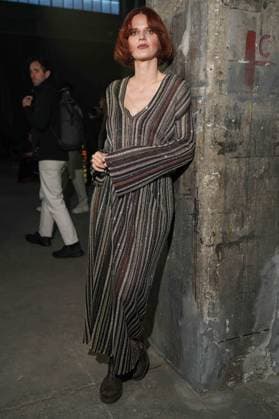 Milan, Milan Women s Fashion Week: Fall Winter 2025 26 - Women s Fashion, Fall Winter 2025 26 - Missoni fashion show - front row in the photo: Chiara Galeazzo  Copyright: xRiccardoxGIordanox xipa-agency.netx xRiccardoxGIordanox IPA_Agency_IPA54706766