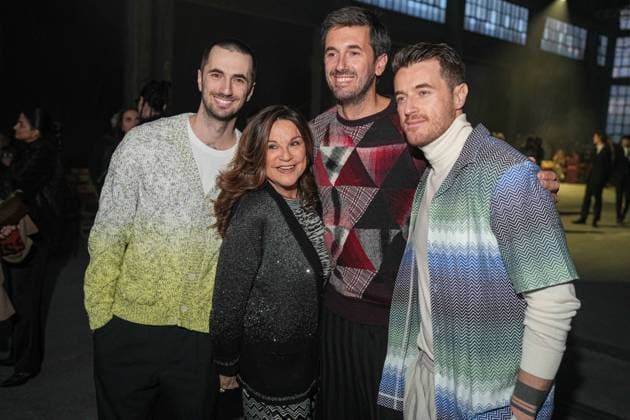 Milan, Milan Women s Fashion Week: Fall Winter 2025 26 - Women s Fashion, Fall Winter 2025 26 - Missoni fashion show - front row in the photo: Marco Missoni Ottavio jr Missoni and Giacomo Missoni  Copyright: xRiccardoxGIordanox xipa-agency.netx xRiccardoxGIordanox IPA_Agency_IPA54706976