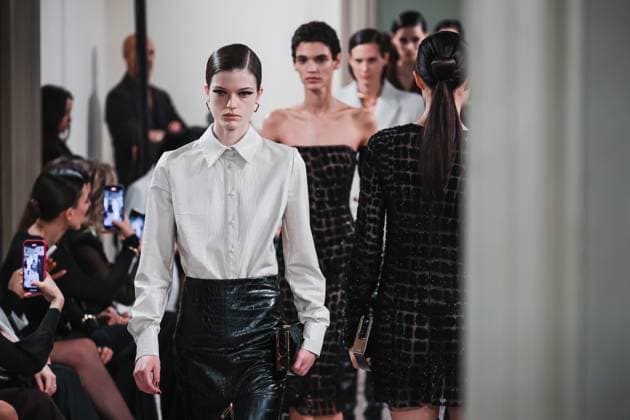 Milan, Milan Women s Fashion Week: Fall Winter 2025 - Women s Fashion, Fall Winter 2025 - Elisabetta Franchi Fashion Show - Catwalk. In the photo: Model  Copyright: xAlessandroxBremecx xipa-agency.netx xx IPA_Agency_IPA54712909