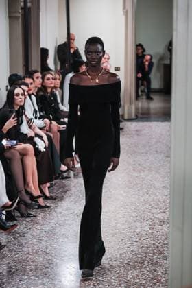 Milan, Milan Women s Fashion Week: Fall Winter 2025 - Women s Fashion, Fall Winter 2025 - Elisabetta Franchi Fashion Show - Catwalk. In the photo: Model  Copyright: xAlessandroxBremecx xipa-agency.netx xx IPA_Agency_IPA54712990