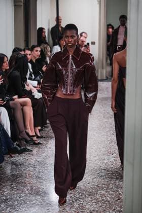 Milan, Milan Women s Fashion Week: Fall Winter 2025 - Women s Fashion, Fall Winter 2025 - Elisabetta Franchi Fashion Show - Catwalk. In the photo: Model  Copyright: xAlessandroxBremecx xipa-agency.netx xx IPA_Agency_IPA54713025