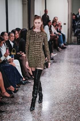 Milan, Milan Women s Fashion Week: Fall Winter 2025 - Women s Fashion, Fall Winter 2025 - Elisabetta Franchi Fashion Show - Catwalk. In the photo: Model  Copyright: xAlessandroxBremecx xipa-agency.netx xx IPA_Agency_IPA54713133
