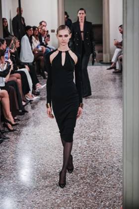 Milan, Milan Women s Fashion Week: Fall Winter 2025 - Women s Fashion, Fall Winter 2025 - Elisabetta Franchi Fashion Show - Catwalk. In the photo: Model  Copyright: xAlessandroxBremecx xipa-agency.netx xx IPA_Agency_IPA54713200