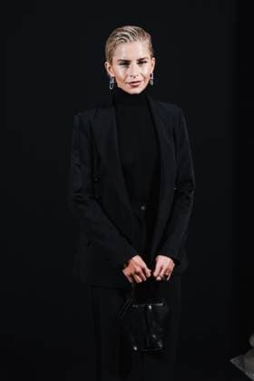 Milan, Milan Women s Fashion Week: Fall Winter 2025 - Women s Fashion, Fall Winter 2025 - Elisabetta Franchi Fashion Show - Front Row Guests. In the photo: Caroline Caro Daur (Influencer)  Copyright: xAlessandroxBremecx xipa-agency.netx xx IPA_Agency_IPA54713359