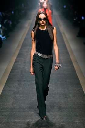 Versace Ready to wear fall winter 2025:26 MILAN February 2025 Versace Ready to wear fall winter 2025:26 MILAN February 2025, Credit:Zeppelin Avalon  Copyright: xZeppelinx xAvalonx 0970441806