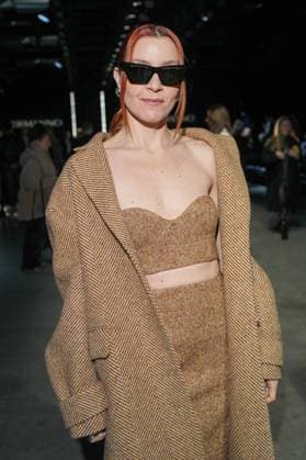 Milan, Milan Women s Fashion Week: Fall Winter 2025 26 - Women s Fashion, Fall Winter 2025 26 - Ermanno Scervino fashion show - front row in the photo: Noemi  Copyright: xRiccardoxGIordanox xipa-agency.netx xRiccardoxGIordanox IPA_Agency_IPA54726857
