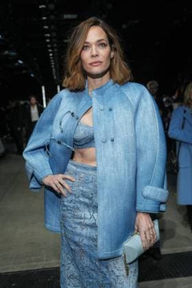 Milan, Milan Women s Fashion Week: Fall Winter 2025 26 - Women s Fashion, Fall Winter 2025 26 - Ermanno Scervino fashion show - front row in the photo: Laura Chiatti  Copyright: xRiccardoxGIordanox xipa-agency.netx xRiccardoxGIordanox IPA_Agency_IPA54726877