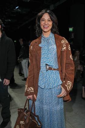 Milan, Milan Women s Fashion Week: Fall Winter 2025 26 - Women s Fashion, Fall Winter 2025 26 - Ermanno Scervino fashion show - front row in the photo: Asia Argento  Copyright: xRiccardoxGIordanox xipa-agency.netx xRiccardoxGIordanox IPA_Agency_IPA54726941