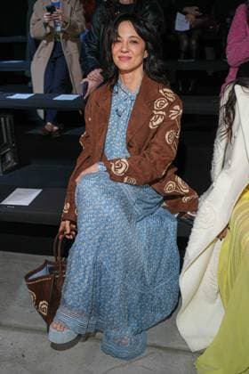 Milan, Milan Women s Fashion Week: Fall Winter 2025 26 - Women s Fashion, Fall Winter 2025 26 - Ermanno Scervino fashion show - front row in the photo: Asia Argento  Copyright: xRiccardoxGIordanox xipa-agency.netx xRiccardoxGIordanox IPA_Agency_IPA54726962