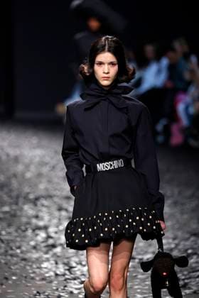 Moschino Ready to wear fall winter 2025:26 MILAN February 2025 Moschino Ready to wear fall winter 2025:26 MILAN February 2025, Credit:Zeppelin Avalon  Copyright: xZeppelinx xAvalonx 0970456064